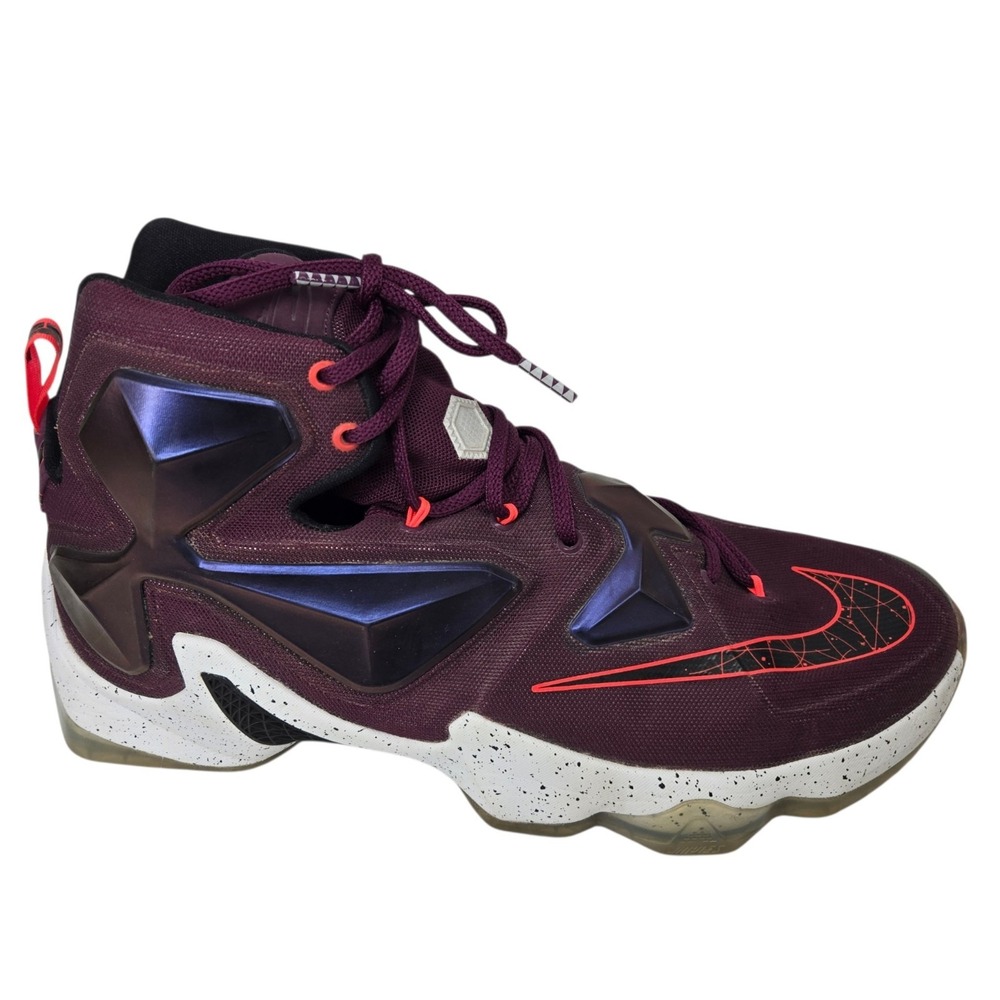 Nike Labron James 13 Mulberry Purple Mens US 12 Shoes Style Code 807219-500 - Picture 9 of 16